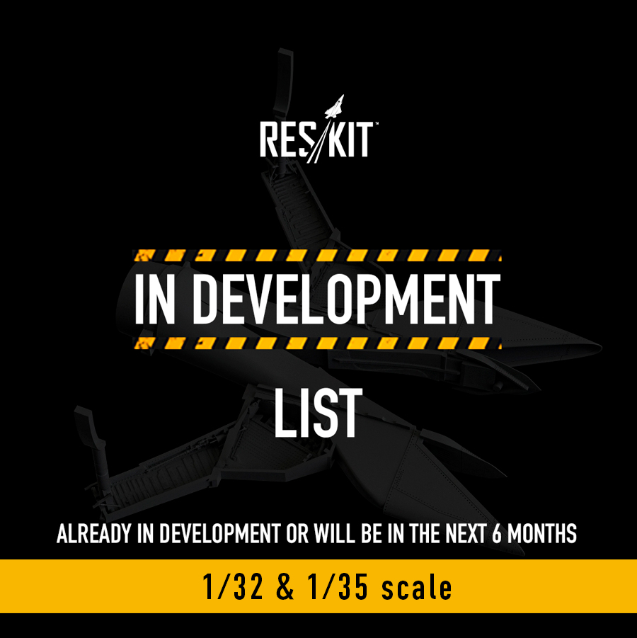 COMING SOON FROM RESKIT — 1/32 & 1/35 SCALE LINEUP IN DEVELOPMENT!