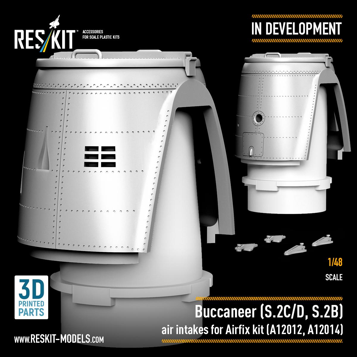 New air intakes for the Buccaneer (S.2C/D, S.2B) are currently in development!