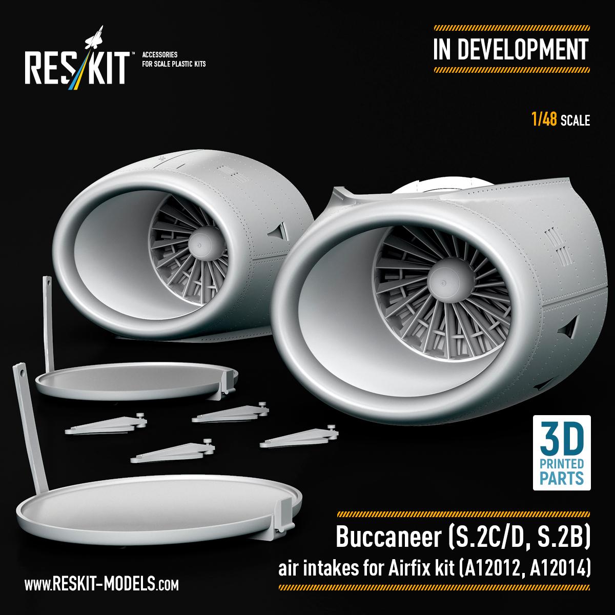 New air intakes for the Buccaneer (S.2C/D, S.2B) are currently in development!