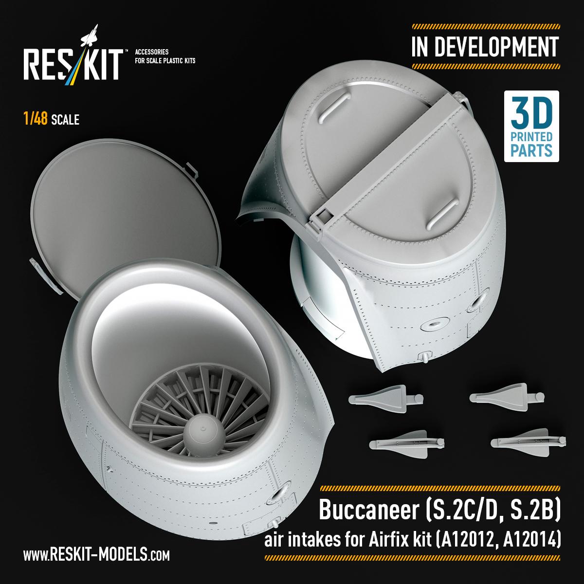 New air intakes for the Buccaneer (S.2C/D, S.2B) are currently in development!