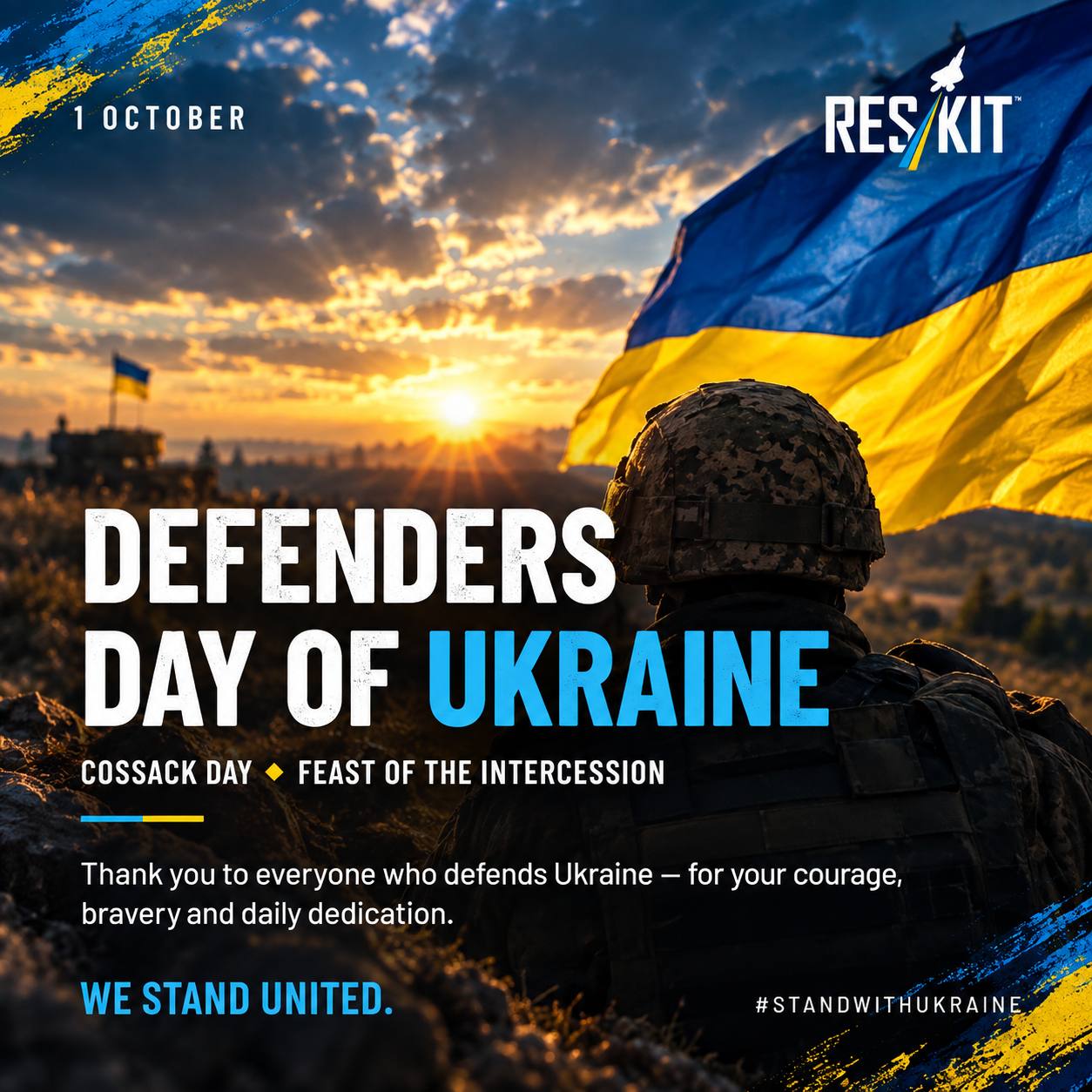Today, Ukraine marks three meaningful occasions: Defenders Day, Cossack Day, and the Feast of the Intercession (Pokrova)
