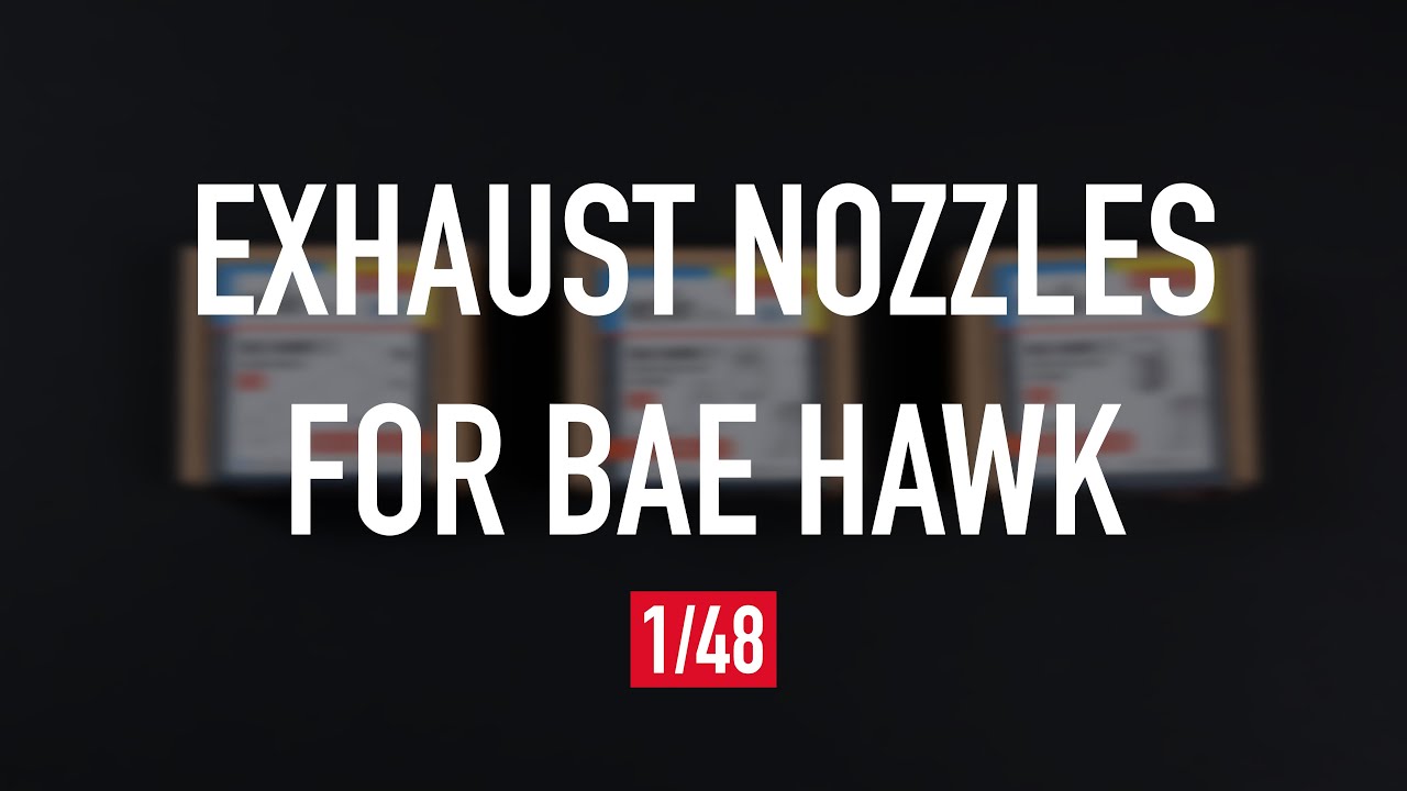 Видео BAe Hawk T.1 exhaust nozzle for Tamiya/Italeri kit (3D Printed) (1/48)
