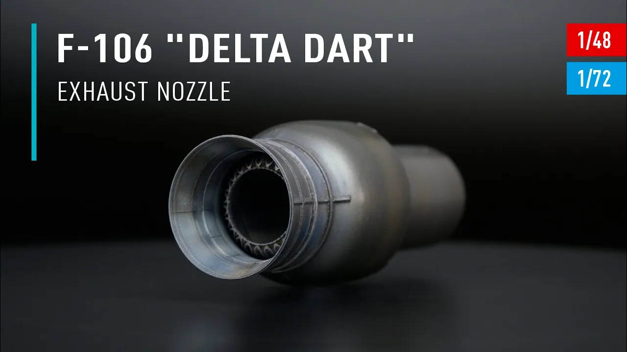 Видео F-106 "Delta Dart" exhaust nozzle for Revell/Monogram kit